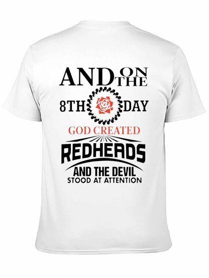 Redhead God Created Graphic Tee