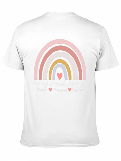 Occupational Therapy Rainbow Graphic Tee