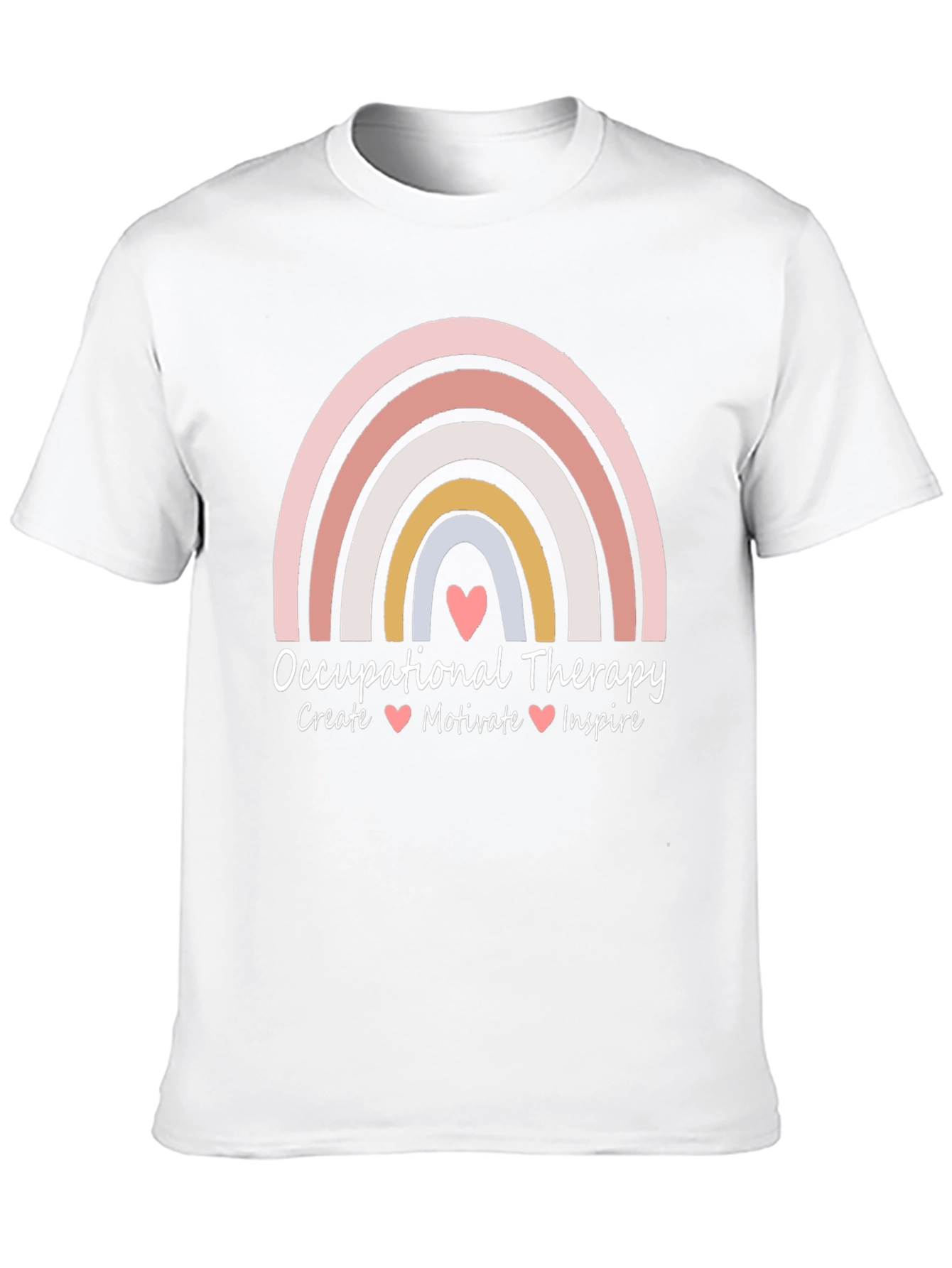Occupational Therapy Rainbow Graphic Tee