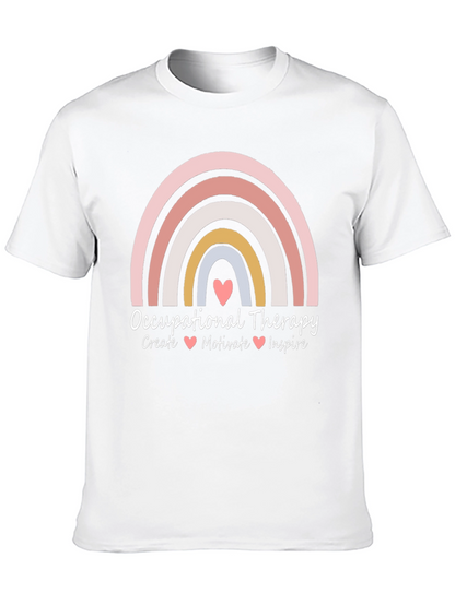 Occupational Therapy Rainbow Graphic Tee