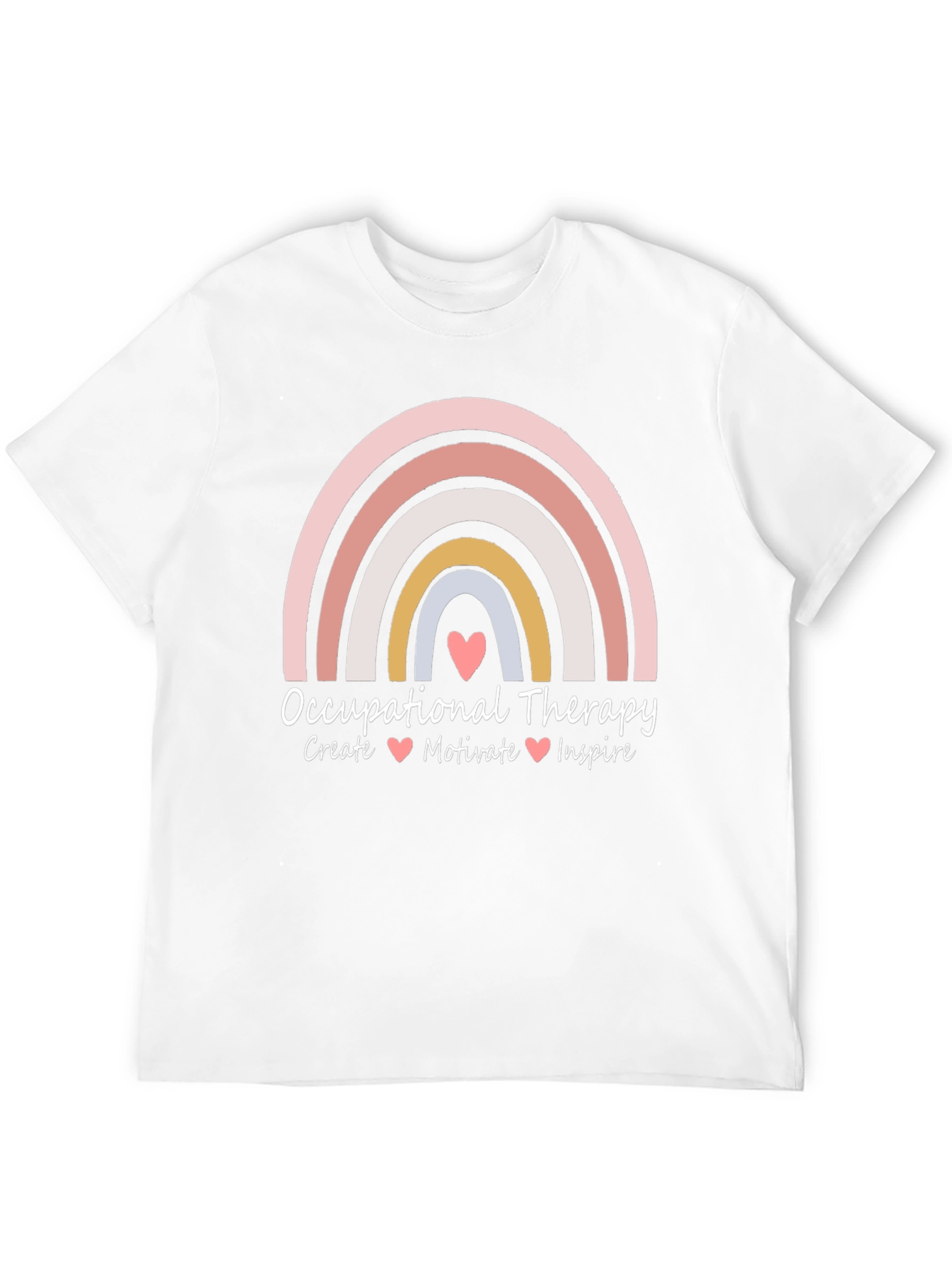 Occupational Therapy Rainbow Graphic Tee