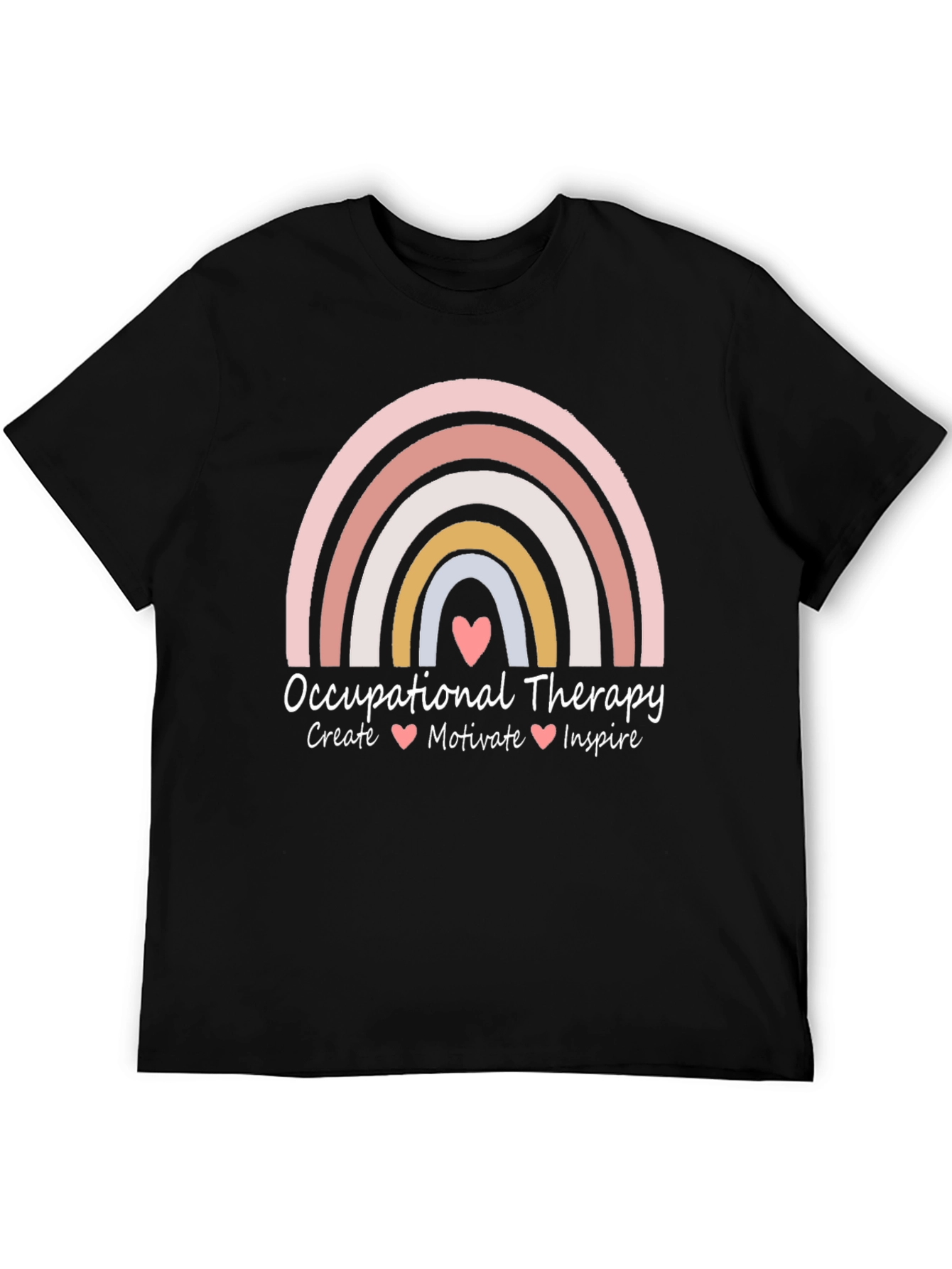 Occupational Therapy Rainbow Graphic Tee