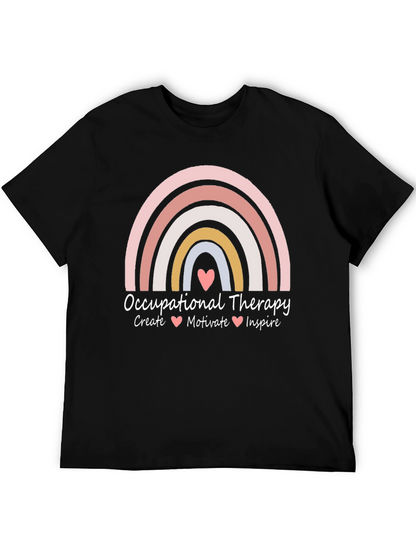Occupational Therapy Rainbow Graphic Tee