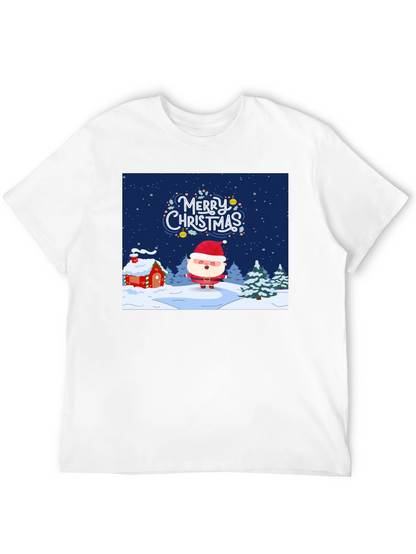 Festive Christmas Santa Graphic Tee
