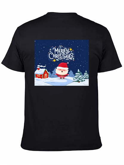 Festive Christmas Santa Graphic Tee