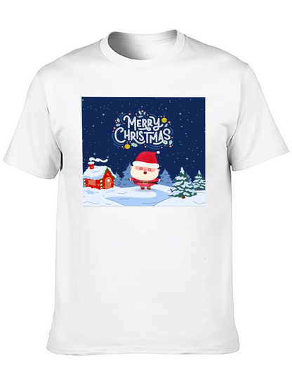 Festive Christmas Santa Graphic Tee