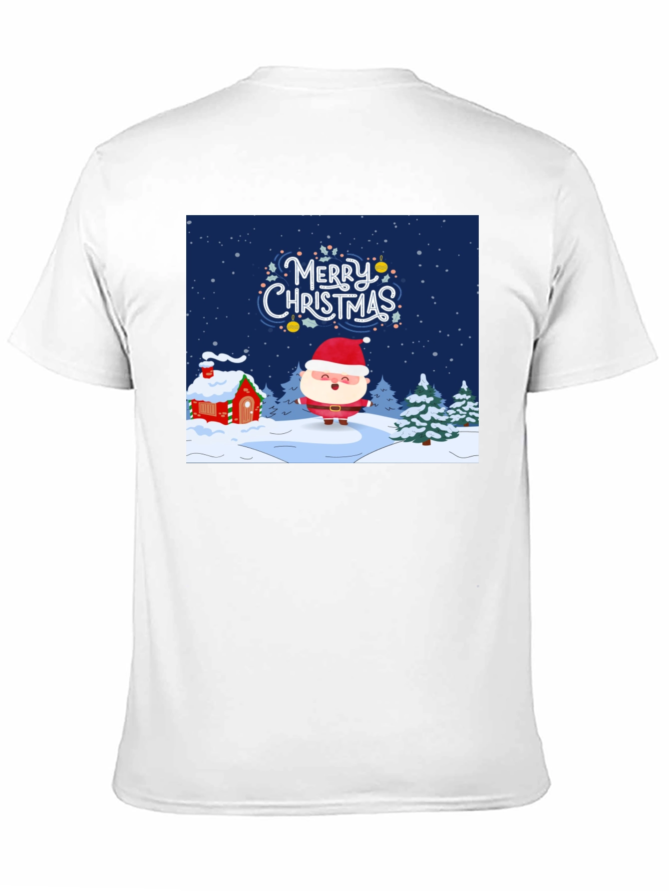 Festive Christmas Santa Graphic Tee