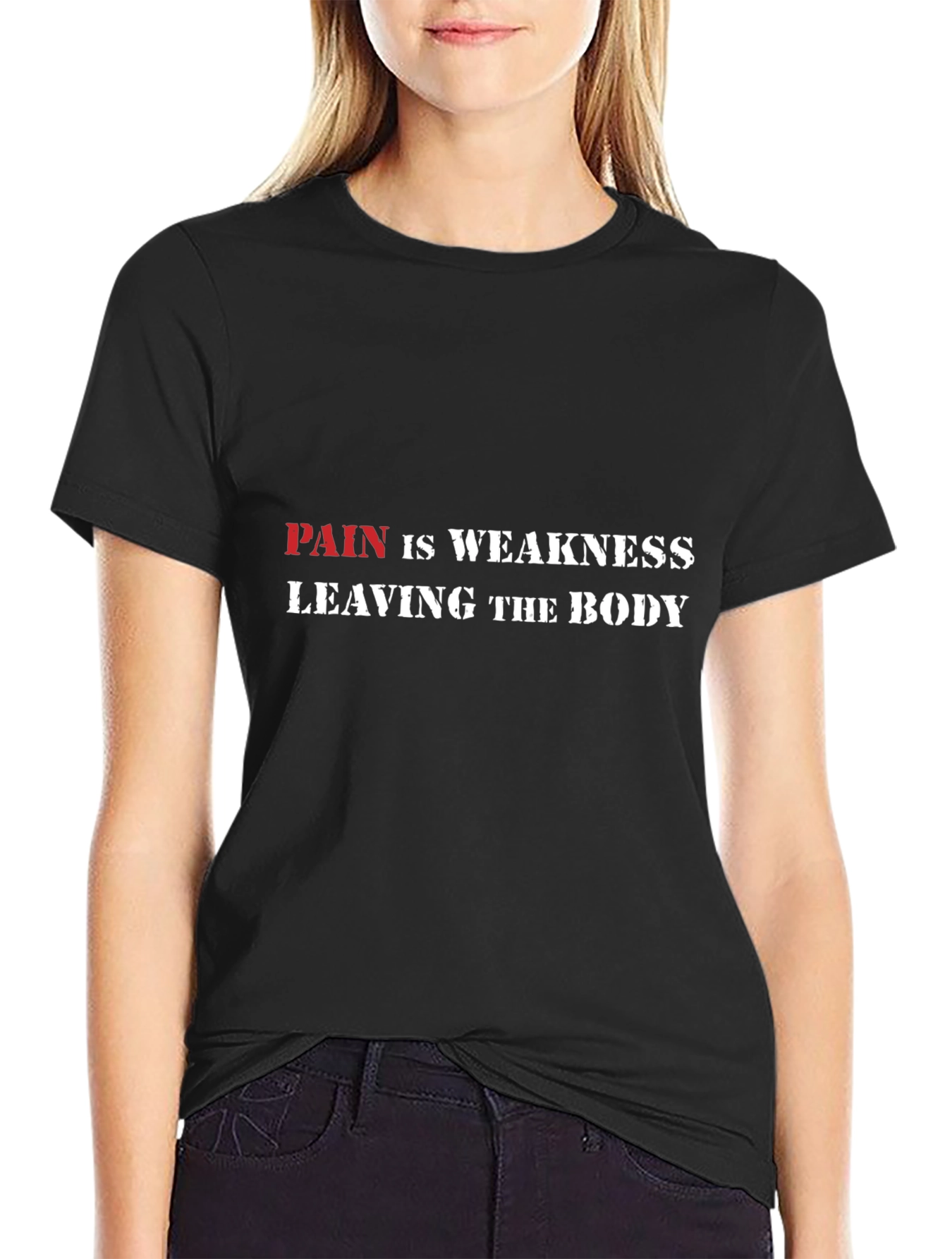 Pain is Weakness Graphic Tee