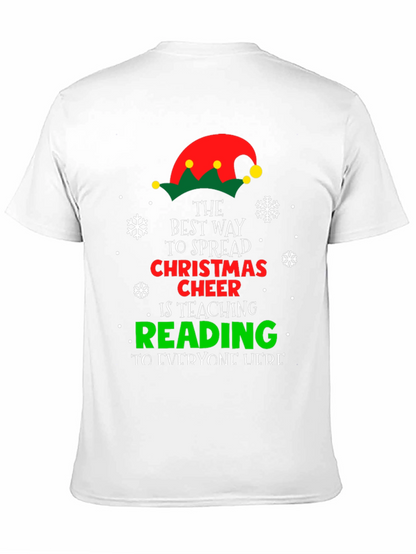 Christmas Cheer Reading Teacher T-Shirt
