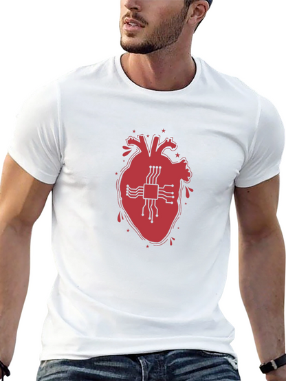 Tech Heart T-Shirt - Black