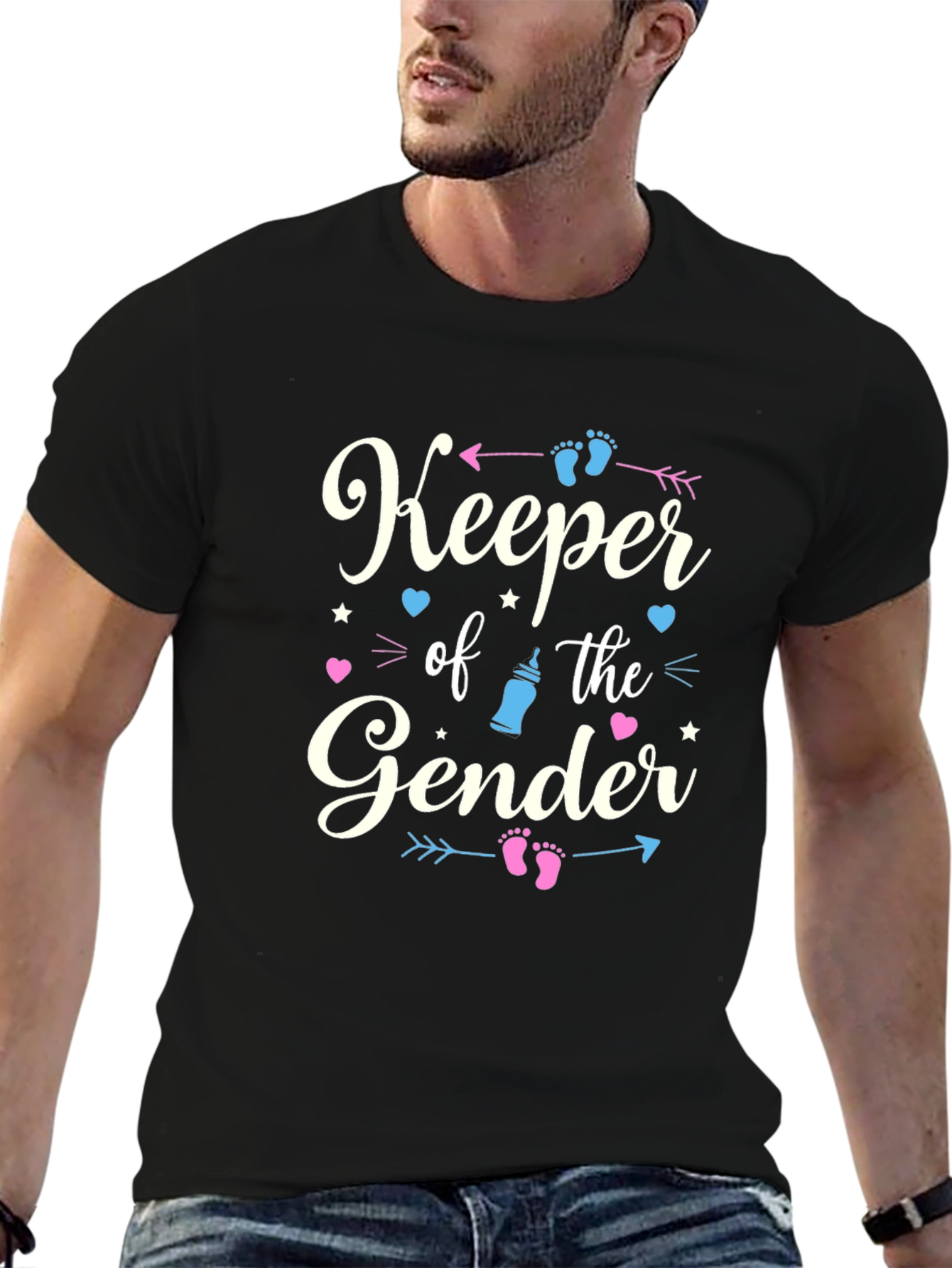 Keeper of the Gender T-Shirt - Baby Shower Tee