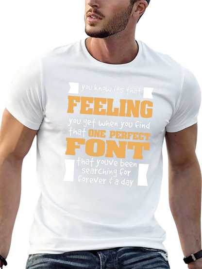 Funny Font Lover T-Shirt Design
