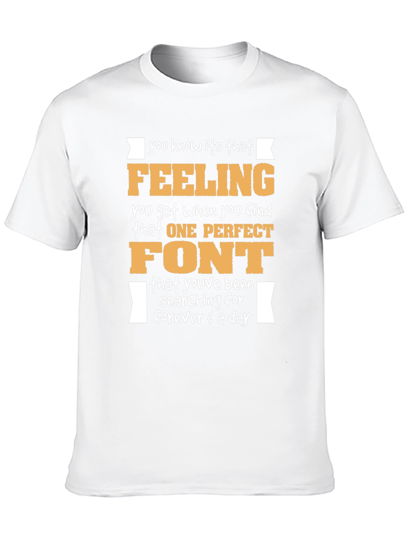 Funny Font Lover T-Shirt Design