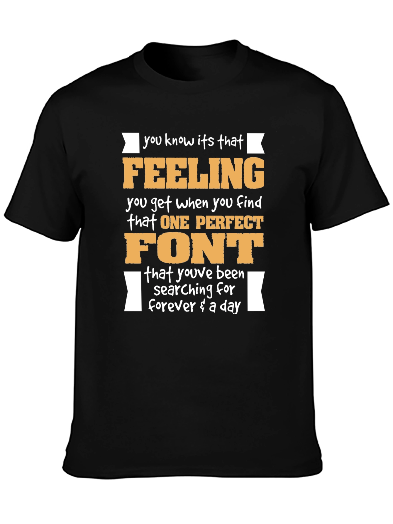 Funny Font Lover T-Shirt Design