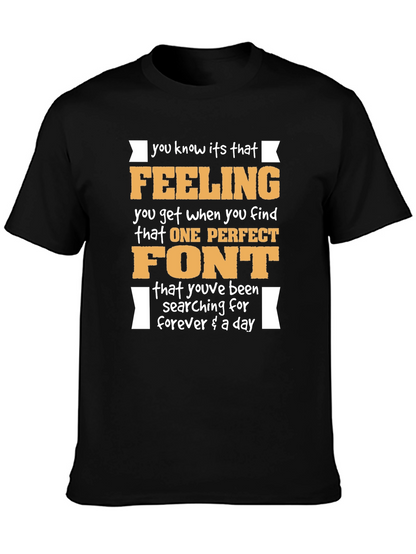 Funny Font Lover T-Shirt Design