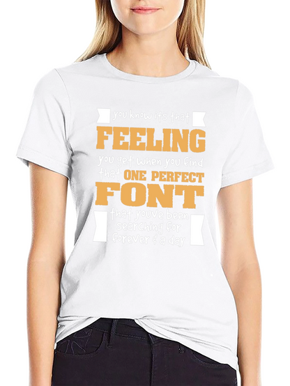 Funny Font Lover T-Shirt Design