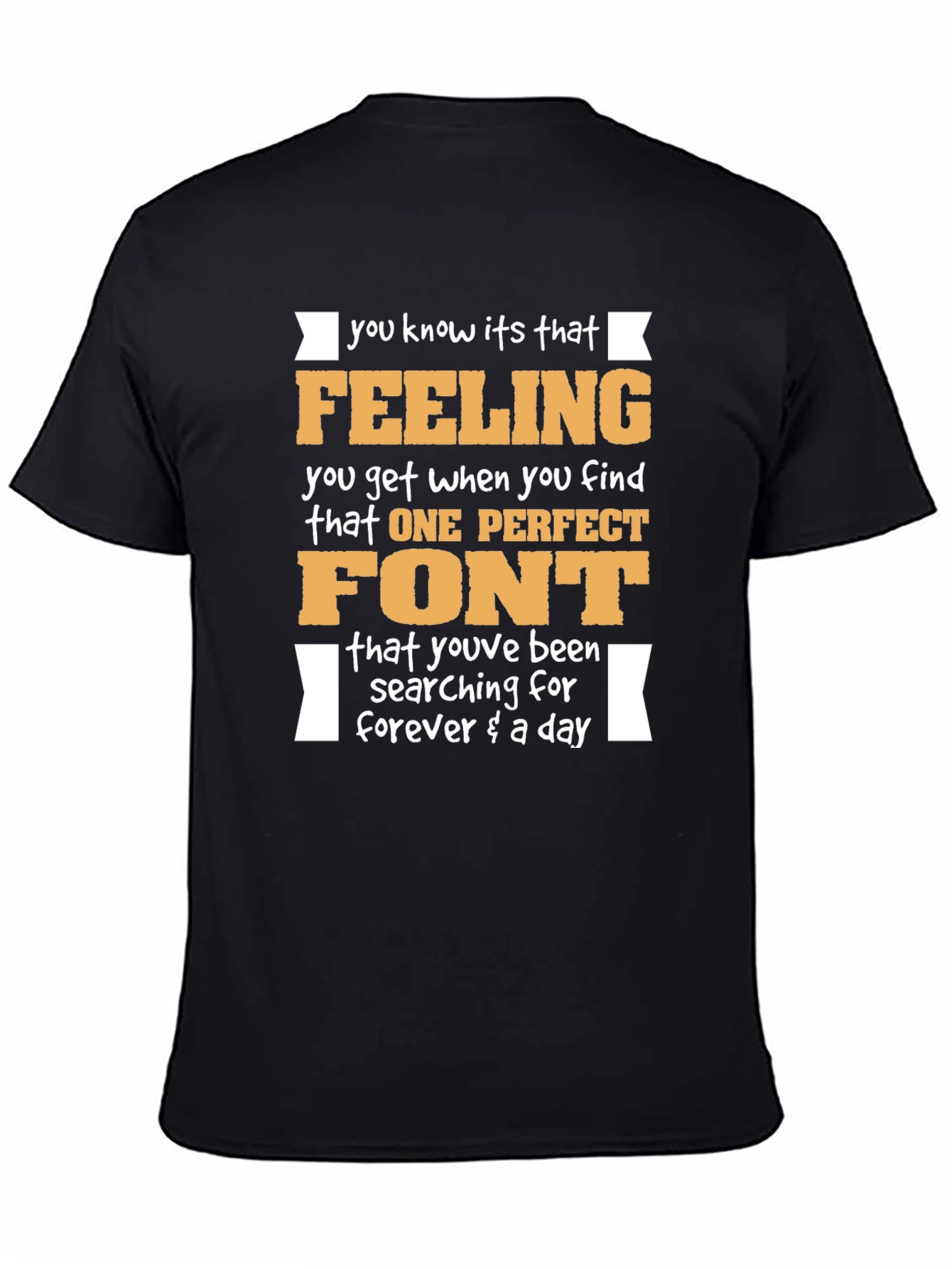 Funny Font Lover T-Shirt Design