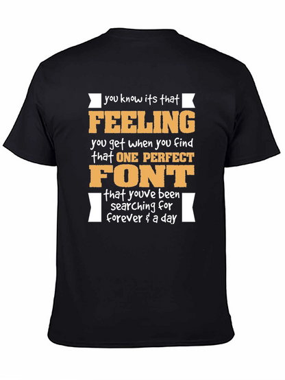 Funny Font Lover T-Shirt Design