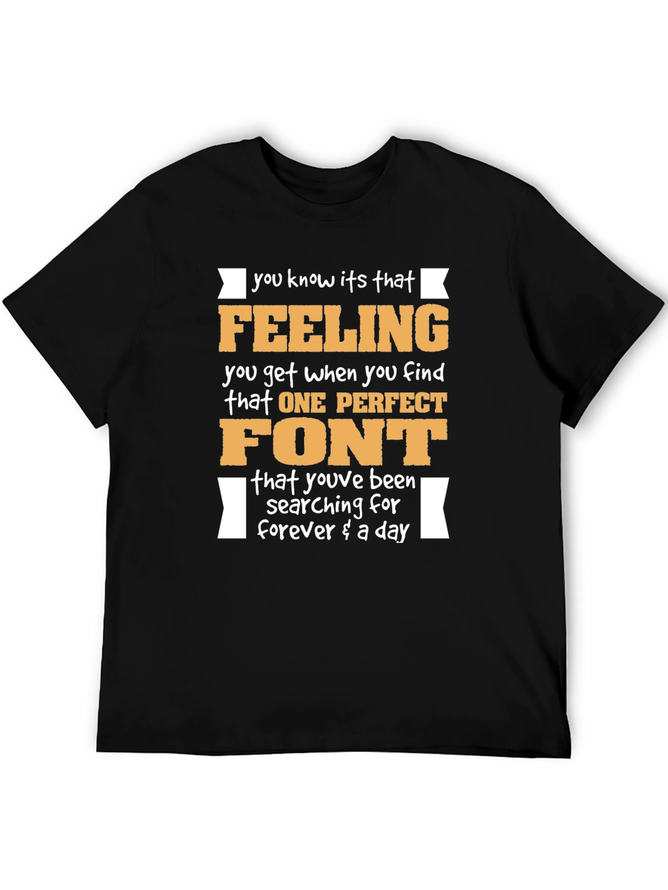 Funny Font Lover T-Shirt Design