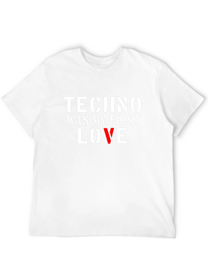 Techno My First Love Black T-Shirt