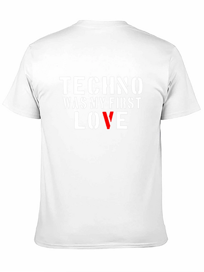 Techno My First Love Black T-Shirt