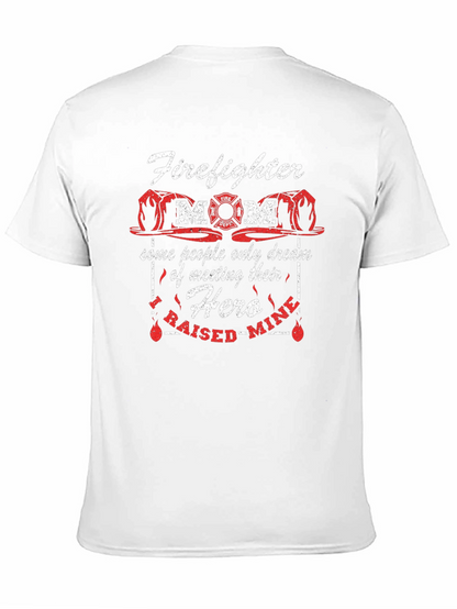 Firefighter Mom Hero Graphic T-Shirt