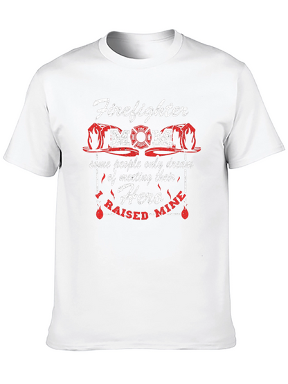 Firefighter Mom Hero Graphic T-Shirt