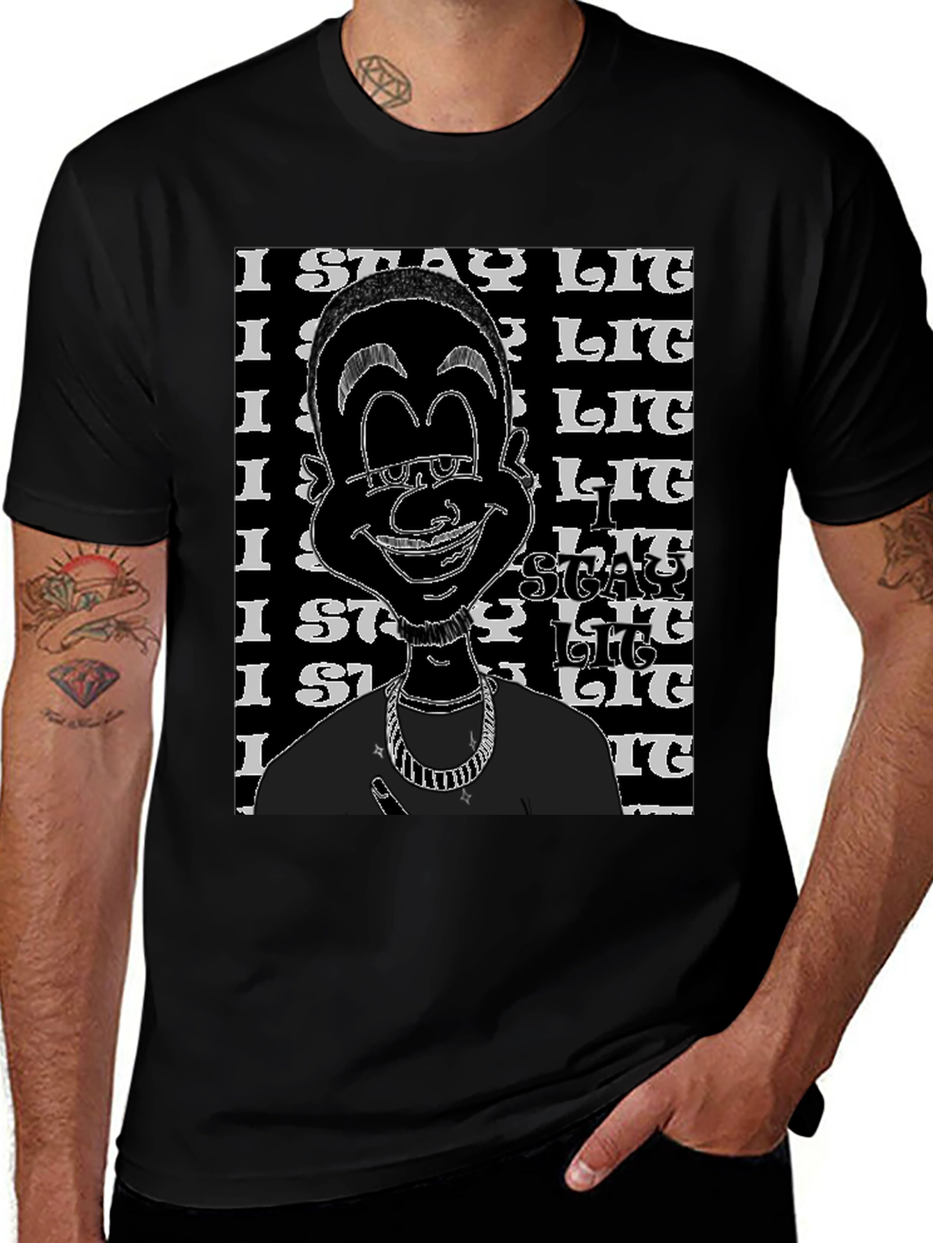 I Stay Lit T-Shirt - Graphic Tee