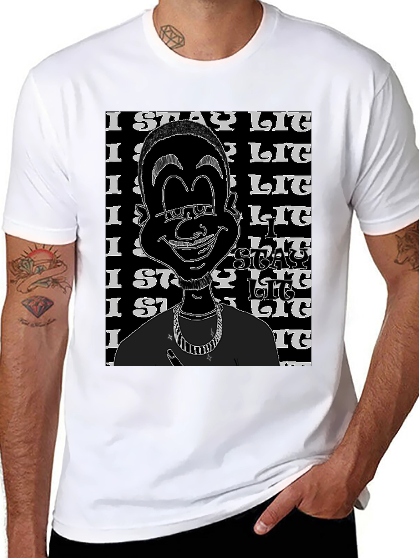 I Stay Lit T-Shirt - Graphic Tee