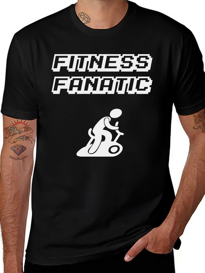 Fitness Fanatic Black T-Shirt