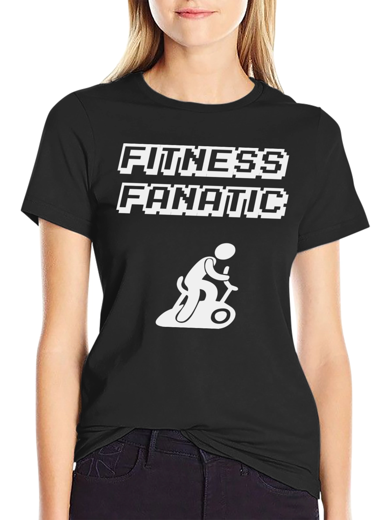 Fitness Fanatic Black T-Shirt