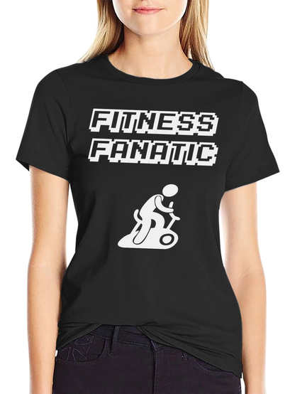 Fitness Fanatic Black T-Shirt