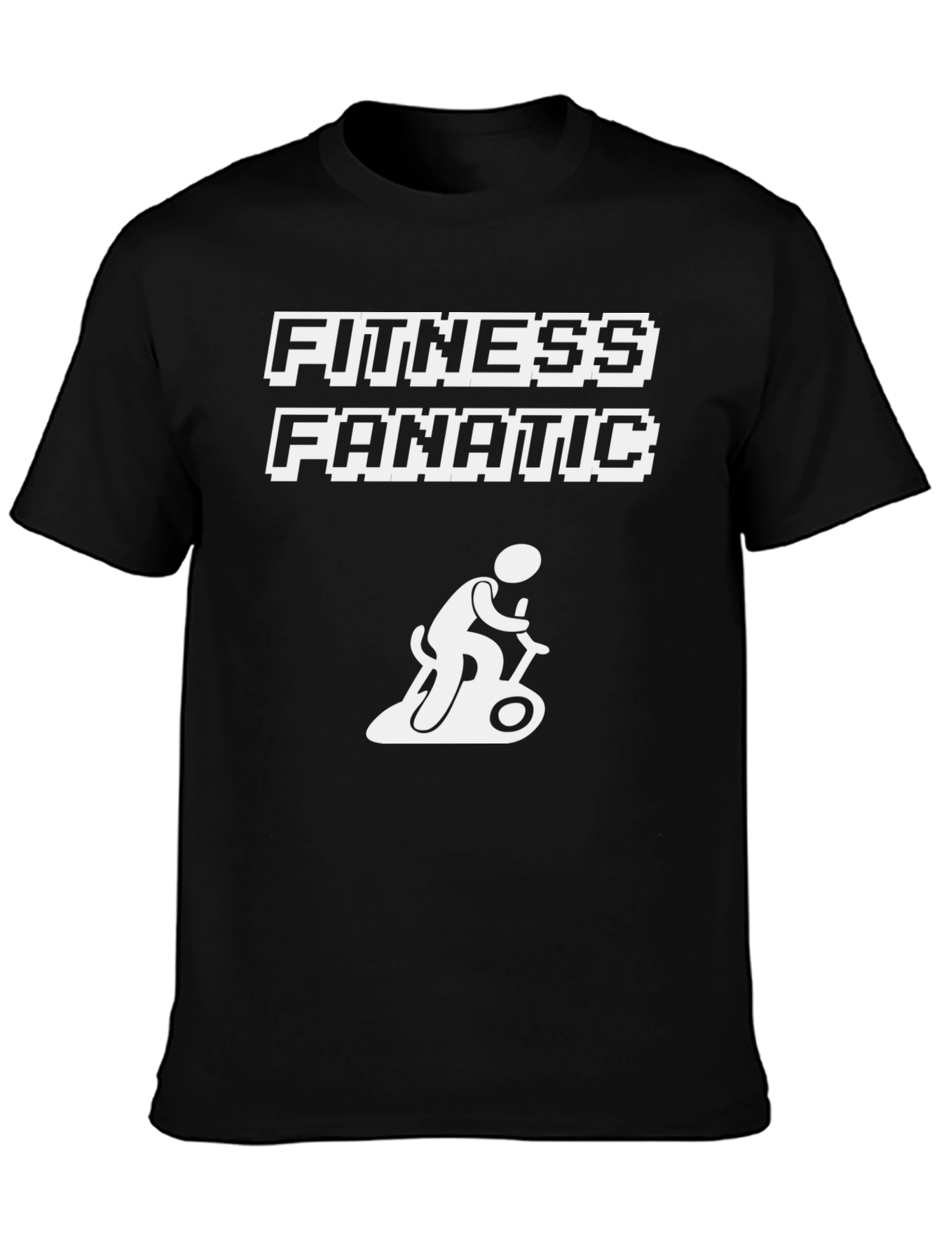 Fitness Fanatic Black T-Shirt