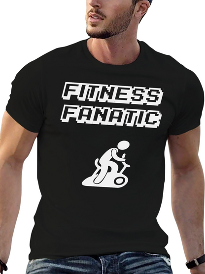 Fitness Fanatic Black T-Shirt