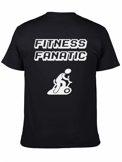 Fitness Fanatic Black T-Shirt