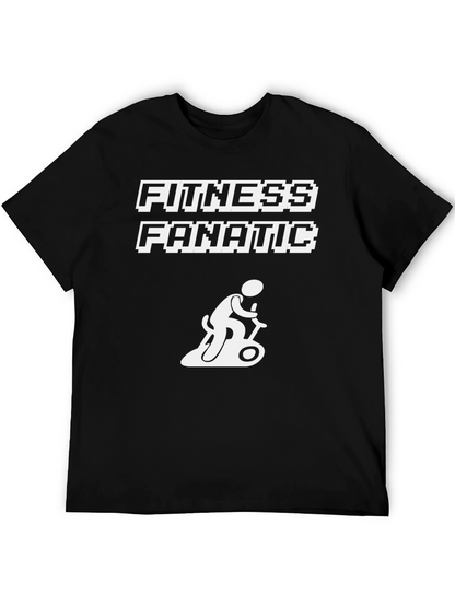 Fitness Fanatic Black T-Shirt