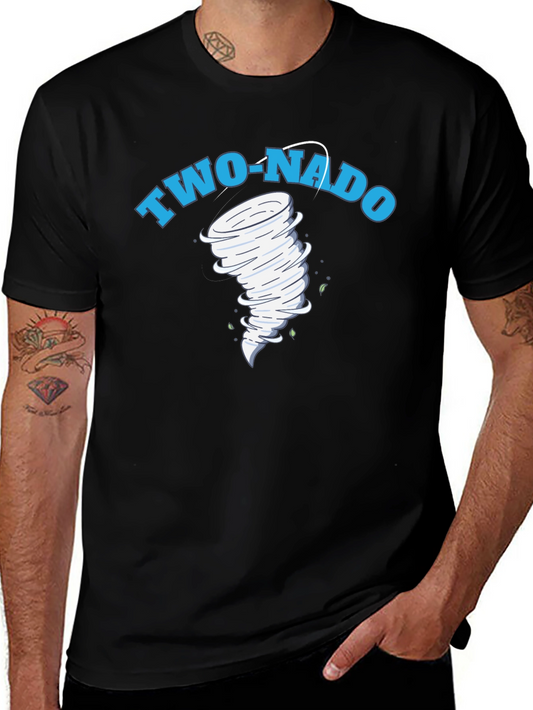 Two-Nado Graphic Tee - Hilarious Tornado T-Shirt