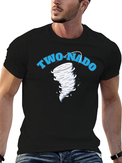 Two-Nado Graphic Tee - Hilarious Tornado T-Shirt