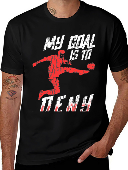 Basketball Goal T-Shirt - My Goal is to Deny