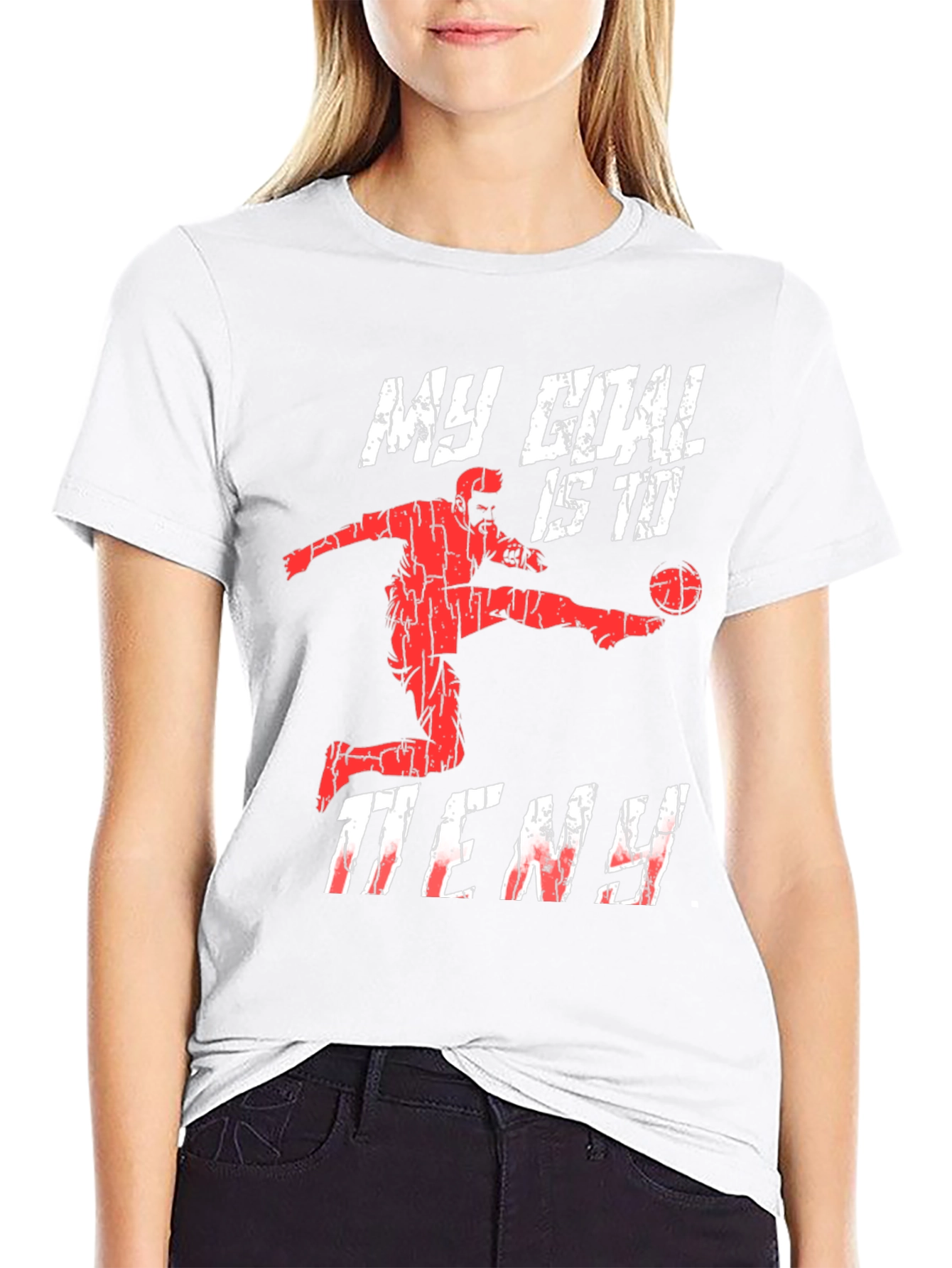 Basketball Goal T-Shirt - My Goal is to Deny