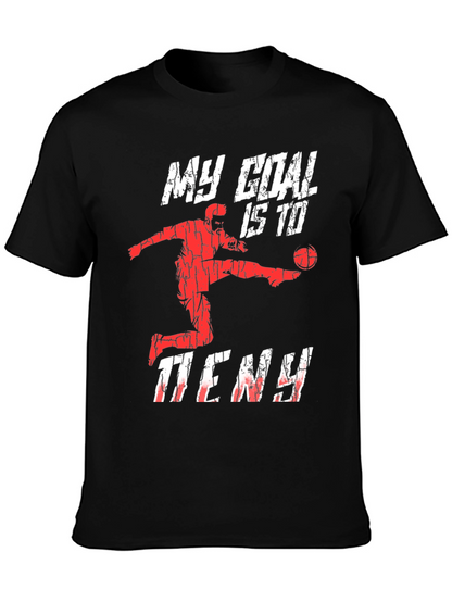 Basketball Goal T-Shirt - My Goal is to Deny
