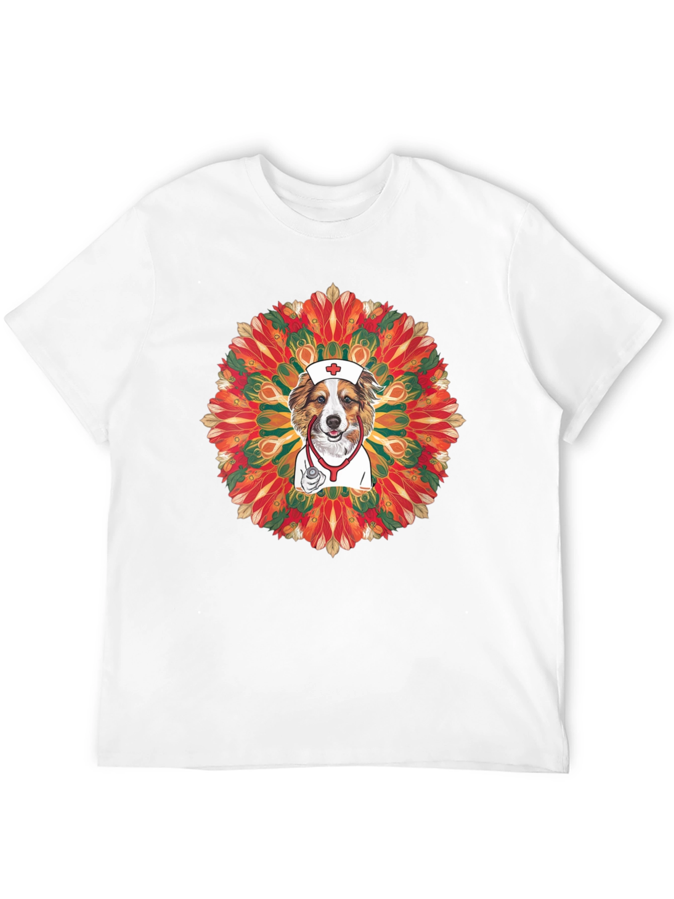 Dog Nurse Mandala T-Shirt