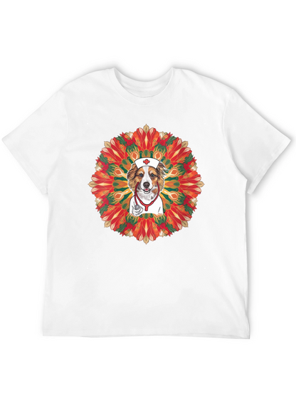 Dog Nurse Mandala T-Shirt