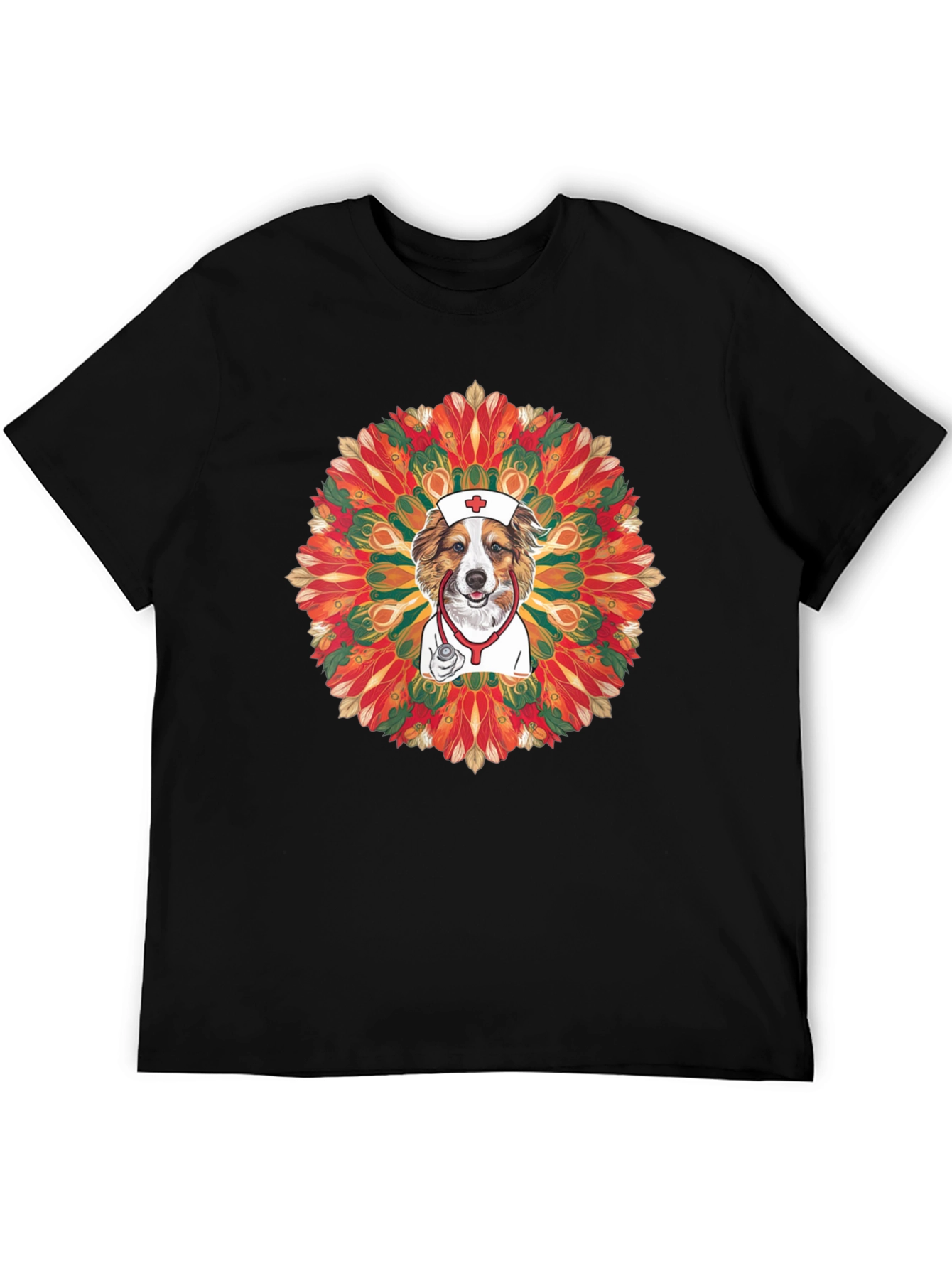 Dog Nurse Mandala T-Shirt