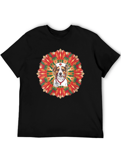 Dog Nurse Mandala T-Shirt