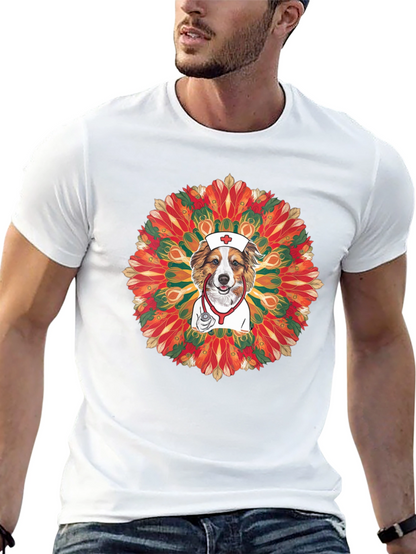 Dog Nurse Mandala T-Shirt
