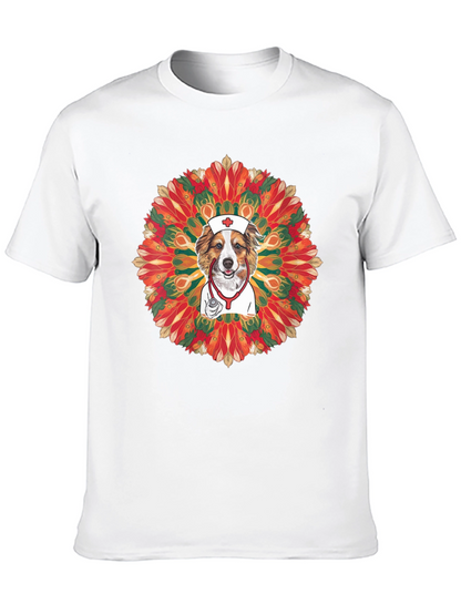 Dog Nurse Mandala T-Shirt