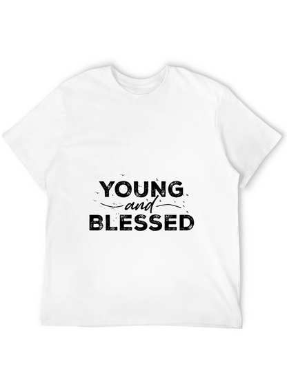 Young and Blessed Graphic Tee - Stylish Comfort