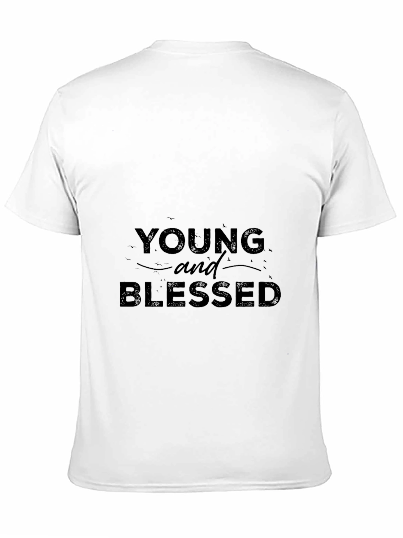 Young and Blessed Graphic Tee - Stylish Comfort
