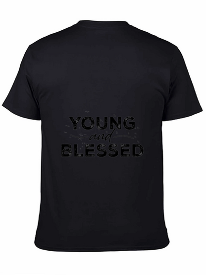 Young and Blessed Graphic Tee - Stylish Comfort